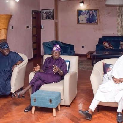 Tony Ojeshina with Chief Olusegun Obasanjo at a public engagement